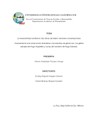UNIVERSIDAD AUTÓNOMA DE BAJA CALIFORNIA SUR Área de Conocimiento de  Ciencias Sociales y Humanidades Departamento Académico de