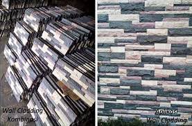 Contoh Gambar Batu Alam Wall Cladding Pengaplikasianny Untuk Templek Dinding Rumah Minimalis Dinding Batu Alam Desain