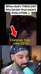 Christian Dad Joke, Perfect Delivery! 😂😂 #reels #atheist #christianity  #church #jesuslovesyou #funnyvideos