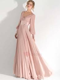 Tidebuy Tidebuy Pink Long Sleeve V Neck Maxi Dress Adorewe Com Evening Dresses With Sleeves Prom Dresses With Sleeves Evening Dresses