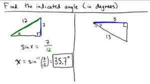Formulas to find the values of the above six trigonometric ratios. Using Trigonometry To Find An Angle Measure In A Right Triangle Youtube