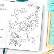 My Bullet Journal Setup For June Wundertastisch Bullet Journal Inspiration Bullet Journal June Bullet Journal