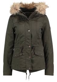 Parkas Only Petite Onlkate Parka Peat Kaki 60 00 Chez Zalando Au Manteau Parka Blouson Cuir Bernache Du Canada