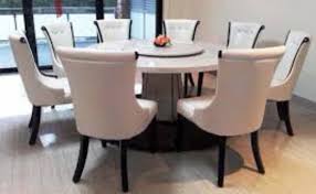 P purlove 5 piece dining table set faux marble style dining room table and 4 chairs marble stickers mdf top table and 4 thicken cushion dining chairs for 4 persons, white/beige 4.1 out of 5 stars 62 $429.99 $ 429. Round Marble Dining Table Ideas On Foter