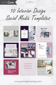 Instagram Post Template Canva Interior Design Social Media Content Creator Instagram Branding For Business Editable Marketing Templates Marketing Template Interior Design Instagram Facebook Design