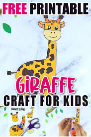Free shipping on orders over $25 shipped by amazon. Free Printable Giraffe Craft Template Simple Mom Project