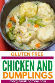 Perfect for a busy fall weeknight that the whole family will love, just serve and enjoy! Easy Gluten Free Chicken And Dumplings Margin Making Mom