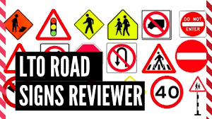 It is usually divided, so that traffic travelling in one direction is separated from the traffic travelling in the opposite direction. Lto Exam Reviewer Road Signs 2019 Youtube