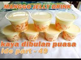 1 botol yoyic yogurt drink mangga 200 ml susu cair 50 gram keju parut 2 sendok makan tepung maizena. Video Mau Kaya Dibulan Puasa Yuk Jualan Minuman Ini Saja Mangga Jelly Drink Ide Part 49 Avocado Dessert Makanan Penutup Mini Pudding Desserts