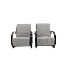 Bentwood makes it strong and flexible, its design follows your body for comfort, while its soft bounce will turn you into a fan the moment you sit down. 1930s Rare Art Deco Reclining Bentwood Armchair Set Of 2 Design Addict Lounge Easy Chairs