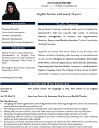 If this cv is for your first job hunt as a science teacher, after your summary and contact info, lead off with your. Cv Pattern For Teacher Job School Teacher Cv Template