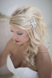 Long curled hair down with a mantilla lace edge veil bridal beauty wedding hairstyles veil hairstyle veils wedding veil hairstyle wedding veils. 36 Beautiful Hairstyles To Rock With Veils Weddingomania
