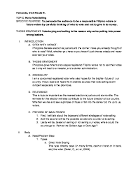 Amongo, phd ralph kristoffer b. Philippine Politics Research Papers Academia Edu