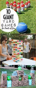 Giant Yard Games For Giant Amounts Of Fun Paige S Party Ideas Giant Yard Games Yard Games Diy Yard Games