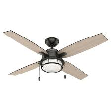 52 Ocala 4 Blade Standard Ceiling Fan With Pull Chain And Light Kit Included In 2020 Ceiling Fan Ceiling Fan With Light Bronze Ceiling Fan
