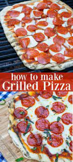 Wie Man Die Beste Gegrillte Pizza Macht Die Schmidty Frau Pizza Recipes Homemade Grilled Pizza Recipes Grilled Pizza