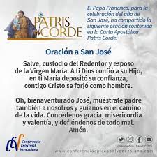 No universo do amor a carta mostra que o consulente tem a fidelidade como característica fundamental. Conferencia Episcopal Venezolana Cev åœ¨ Twitter ä¸Š Oracion Propuesta Por El Papa Francisco En La Carta Apostolica Patris Corde En El Ano De San Jose Https T Co Tq2gfqjndg Twitter