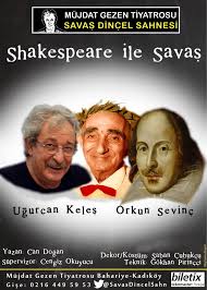 Müjdat gezen tiyatrosu, 27 mart dünya tiyatro günü'nde 'köşe yazıları' adlı oyunuyla i̇smet i̇nönü sanat merkezi'ne konuk oluyor. Shakespeare Ile Savas Vikipedi