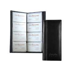 When you open the file, you'll see that only one of the business cards contains text.you will only need to edit a single business card, because you'll be copying/pasting later on. Atlantis Leather 4 Row Business Card File Case