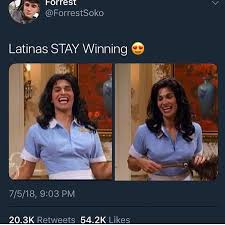 Esteban Julio Ricardo Montoya De La Rosa Ramirez A True Latina Queen Christina Funny Memes Funny Me Relatable