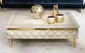 The winsome morris coffee table with 3 foldable baskets is the crafty solution to constant coffee table clutter. Arredoclassic Adora Sipario Italian Cream Coffee Table Cfs Furniture Uk