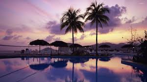 Check spelling or type a new query. Purple Sunset Over The Resort Wallpaper Beach Wallpapers 46622
