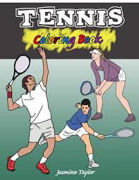 Transformers coloring pages football boys tennis sports coloring pages sports drawings coloring pages space coloring pages halloween haunted houses color. Tennis Coloring Book Taylor Jasmine 9781798455463 Amazon Com Books