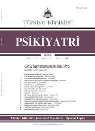 Türkiye Klinikleri Psikiyatri - Özel Konular 2009 - Cilt 2 Sayı 4 |  Dergiler | Türkiye Klinikleri