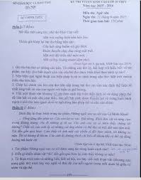 Tuyển sinh lớp 10 ở hà nội: Ä'á» Thi Tuyá»ƒn Sinh Lá»›p 10 Mon VÄƒn Táº¡i Ha Ná»™i Tin Má»›i Giao Dá»¥c