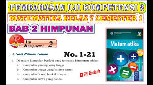 We did not find results for: Uji Kompetensi 2 Matematika Kelas 7 Halaman 185 Bab 2 Himpunan Youtube