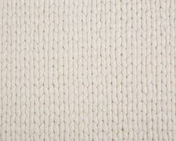 They can bring more personality to your floors and living space. White Hand Knitted Carpet Pure Wool Clean And Fresh Look