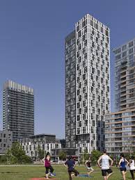 Affordable Family Housing In Downtown Toronto Facade Architecture Skyscraper Architecture Condominium Facade