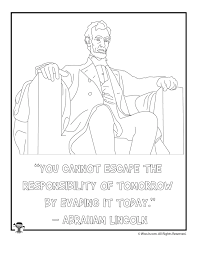 Abraham lincoln letter to his son's teacher. Abraham Lincoln Coloring Page Woo Jr Kids Activities