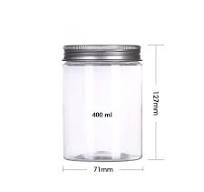 68/400 400ml empty clear pet plastic wide mouth jars ...
