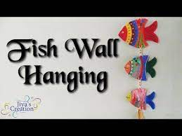 There are a multitude of colors, cutouts, and matte and shiny finishes that make this fish stand out. Fish Wall Hanging Cardboard Wall Hanging Wall Hanging Youtube In 2021 Wall Hanging Diy Clay Crafts Hanging