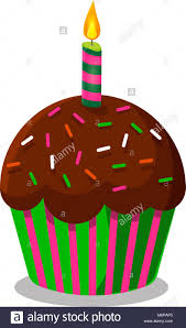 Vector Illustration Der Cup Cake Mit Brennenden Kerze Auf Weissem Hintergrund Clip Art Symbol Stock Vektorgrafik Alamy Wählen sie aus illustrationen zum thema cupcake von istock. vector illustration der cup cake mit