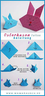 3 Verschiedene Osterhasen Basteln Mit Papier Mama Rausch Osterhasen Basteln Papier Basteln Mit Papier Ostern Osterhasen Basteln
