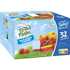 Compote Pomme Pomme Fraise Pomme Framboise Sans Sucre Ajoute Pom Potes Le Paquet De 32 Pots De 90g A Prix Carrefour Compote De Pomme Framboise Recette Sans Sucre Ajoute