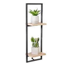 4.5 out of 5 stars. 2 Tier Floating Wall Shelf