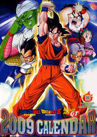 Maybe you would like to learn more about one of these? 00 Dragon Ball Z Gt 2009 Calendar Cover Wallpaper Aiktry