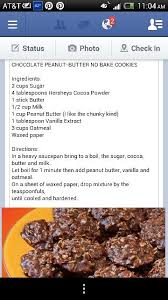 Chocolate Pranut Butter No Bake Cookie Food No Bake Cookies Yummy Food