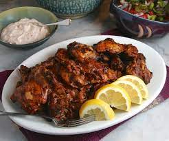 If using wooden skewers, soak them in water for 20 minutes before grilling. Grilled Chicken Thighs With Chile Yogurt Sauce Thebrookcook