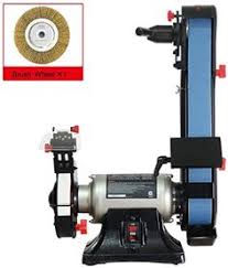 Bucktool Combo 2 X 42 Belt Sander 6 Bench Grinder Knife Sharpener Bg2600 Variablespeedsander Combinationsander Hand In 2020 Diy Belt Sander Bench Grinder Belt