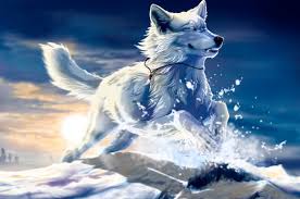Three little pigs on white background,vector illustration. Free Download Anime Wolf With Blue Eyes White Wolf Fantasy Wolf 3000x1875 For Your Desktop Mobile Tablet Explore 45 Anime Wolf Wallpapers Wolfs Rain Wallpaper Cool Anime Wolf Wallpapers