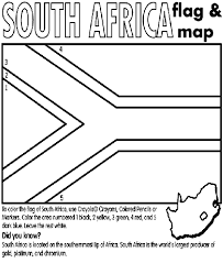 We can create the map for you! South Africa Coloring Page Crayola Com