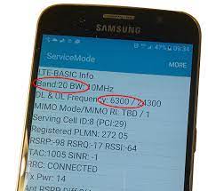 You could use the mtl engineering mode app. Finding My Frequency On My Samsung Phone Stelladoradus