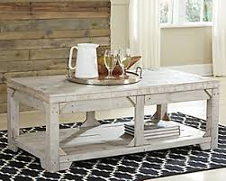 Pete shows how to build a farmhouse style coffee table and then how to distress it. Coffee Tables Ashley Furniture Homestore