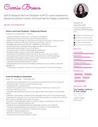 Interior Designer Resume Example Writing Tips For 2021