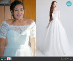Jane S Wedding Dress On Jane The Virgin Dream Wedding Dresses Wedding Dresses Bridal Dresses