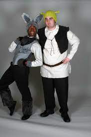 Dozens Of Children Adults Work To Bring Shrek To Naperville Stage Shrek Costume Donkey Costume Shrek Donkey Costume